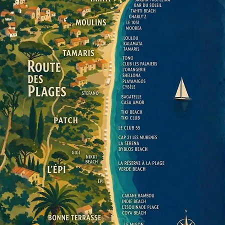 Sunny Flat St Tropez - By Maisons De Charloc Homes Appartement *
